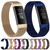 Stainless Steel Magnet Watch Band for FITBIT Charge 3, Size:Large, 217x18mm(Silver)