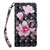 3D Painting Pattern Coloured Drawing Horizontal Flip TPU + PU Leather Case with Holder & Card Slots & Wallet, For:For Galaxy A20 / A30(Pink Flower)