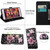 3D Painting Pattern Coloured Drawing Horizontal Flip TPU + PU Leather Case with Holder & Card Slots & Wallet, For:For Galaxy A20 / A30(Pink Flower)