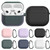 Silicone Shockproof Cover with Metal Buckle For AirPods 3(Midnight Blue)