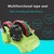 Multifunctional Tape Cutter Automatic Roller Tape Holder(46mm Rose Red)