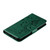 Feather Pattern Litchi Texture Horizontal Flip Leather Case with Wallet & Holder & Card Slots For Galaxy A2 Core(Green)