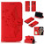 Feather Pattern Litchi Texture Horizontal Flip Leather Case with Wallet & Holder & Card Slots For Galaxy S9+(Red)
