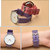 Simple Fashion Canvas Watch Band for Fitbit Versa / Versa 2(Grey)