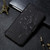 For iPhone 11 Feather Pattern Litchi Texture Horizontal Flip Leather Case with Wallet & Holder & Card Slots (Black)