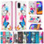 For Samsung Galaxy A31 Colored Drawing Pattern Invisible Magnetic Horizontal Flip PU Leather Case with Holder & Card Slots & Wallet(Kingdee)