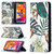 For iPhone 11 Colored Drawing Pattern Invisible Magnetic Horizontal Flip PU Leather Case with Holder & Card Slots & Wallet (Red Leaves)