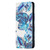 For iPhone 11 Pro Max Colored Drawing Pattern Invisible Magnetic Horizontal Flip PU Leather Case with Holder & Card Slots & Wallet (Blue Leaves)
