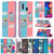 For Samsung Galaxy A30 Colored Drawing Pattern Invisible Magnetic Horizontal Flip PU Leather Case with Holder & Card Slots & Wallet(Plum Blossom)