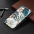 For Huawei Y6p Colored Drawing Pattern Invisible Magnetic Horizontal Flip PU Leather Case with Holder & Card Slots & Wallet(Red Leaves)