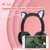 BK9 HiFi 7.1 Surround Sound Cat Claw Luminous Cat Ear Bluetooth Gaming Headset with Mic(Black)