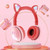 BK9 HiFi 7.1 Surround Sound Cat Claw Luminous Cat Ear Bluetooth Gaming Headset with Mic(Black)