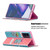 For Samsung Galaxy Note20 Ultra Colored Drawing Pattern Invisible Magnetic Horizontal Flip PU Leather Case with Holder & Card Slots & Wallet(Elephants)