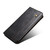 For iPhone X / XS Simple Wax Crazy Horse Texture Horizontal Flip Leather Case with Card Slots & Wallet(Black)