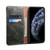 For iPhone X / XS Simple Wax Crazy Horse Texture Horizontal Flip Leather Case with Card Slots & Wallet(Dark Green)