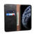 For iPhone 11 Simple Wax Crazy Horse Texture Horizontal Flip Leather Case with Card Slots & Wallet (Black)