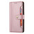 For iPhone XR Calf Texture Double Fold Clasp Horizontal Flip Leather Case with Photo Frame & Holder & Card Slots & Wallet(Rose Gold)