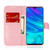 For Huawei P Smart 2019 Solid Color Colorful Magnetic Buckle Horizontal Flip PU Leather Case with Holder & Card Slots & Wallet & Lanyard(Pink)