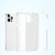 For iPhone 12 Pro Max Carbon Fiber Acrylic Protective Case(White)