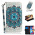 For Galaxy M30s 3D Colored Drawing Horizontal Flip Leather Case with Holder & Card Slot & Wallet & Lanyard(Peacock Wreath)