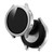 For Samsung Galaxy Watch4 44mm Frosted PC + Tempered Glass Film Integrated Protective Case(Silver)