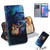 For Galaxy A30s Painting Pattern Coloured Drawing Horizontal Flip Leather Case with Holder & Card Slots & Wallet(Oil Painting Owl)