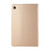 For Lenovo M10 Plus Voltage Craft Texture TPU Horizontal Flip Protective Case with Holder(Gold)