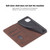 For iPhone 11 Pro Skin-feel Calfskin Texture Magnetic Dual-Fold Horizontal Flip Leather Case with Holder & Card Slots & Wallet (Coffee)