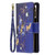 For Samsung Galaxy A72 5G / 4G Colored Drawing Pattern Zipper Horizontal Flip Leather Case with Holder & Card Slots & Wallet(Purple Butterfly)
