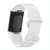 For Fitbit Charge 5 Silicone Watch Band, Size:S(White)