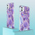 For iPhone 11 3D Electroplating Marble Pattern TPU Protective Case (Purple)