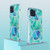 For iPhone 11 Pro 3D Electroplating Marble Pattern TPU Protective Case (Green Blue)