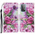 For Samsung Galaxy A52 5G / 4G Coloured Drawing Pattern Horizontal Flip PU Leather Case with Holder & Card Slots & Wallet & Lanyard(Rose Butterfly)