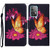 For Samsung Galaxy A52 5G / 4G Coloured Drawing Pattern Horizontal Flip PU Leather Case with Holder & Card Slots & Wallet & Lanyard(Big Golden Butterfly)