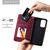 For Samsung Galaxy A52 5G / 4G Lucky Flowers Embossing Pattern Magnetic Horizontal Flip Leather Case with Holder & Card Slots(Wine Red)