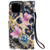 For iPhone 11 Pro 3D Painted Pattern Horizontal Flip Leather Case, with Wallet & Holder & Card Slots & Lanyard(Pink Butterfly)