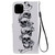 For iPhone 11 Pro Max Painted Pattern Horizontal Flip Leather Case, with Wallet & Holder & Card Slots & Lanyard(Skull)