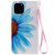 For iPhone 11 Pro Painted Pattern Horizontal Flip Leather Case, with Wallet & Holder & Card Slots & Lanyard(Sunflower)