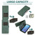 For Samsung Galaxy S9+ Skin-feel Crazy Horse Texture Zipper Wallet Bag Horizontal Flip Leather Case with Holder & Card Slots & Wallet & Lanyard(Dark Green)