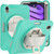 For iPad mini 6 360 Degree Rotation PC + TPU Protective Tablet Case with Holder & Hand-strap(Mint Green)