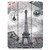 For iPad Pro 12.9 2022 / 2021 Colored Drawing Horizontal Flip TPU + PU Leather Tablet Case with Three-folding Holder & Sleep / Wake-up Function & Pen Slot(Eiffel Tower)
