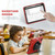 For iPad mini 6 360 Degree Rotation PC + TPU Protective Tablet Case with Holder & Hand-strap(Red)
