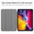 For iPad Pro 11 2022 / 2021 Colored Drawing Horizontal Flip PC + PU Leather Tablet Case with Three-folding Holder & Sleep / Wake-up Function(Big Eye ME)