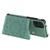 For Samsung Galaxy S20+ Flower Embossing Pattern Shockproof Protective Case with Holder & Card Slots & Photo Frame(Green)