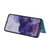 For Samsung Galaxy S20+ Flower Embossing Pattern Shockproof Protective Case with Holder & Card Slots & Photo Frame(Blue)