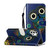 For Samsung Galaxy A32 5G Oil Embossed Coloured Drawing Pattern Horizontal Flip PU Leather Case with Holder & Card Slots & Wallet(Blue Owl)
