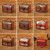 2 PCS Wooden Crystal Jewelry Storage Box Antique Distressed Wedding Candy Gift Box(6076H Narcissus) 2 PCS Wooden Crystal Jewelry Storage Box Antique Distressed Wedding Candy Gift Box(6076H Narcissus)