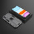 For iPhone 12 Pro Max Supersonic PC + TPU Shock-proof Protective Case with Holder(Gray)