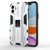 For iPhone 12 Pro Max Supersonic PC + TPU Shock-proof Protective Case with Holder(Silver)