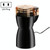 QL-020 150W Household Cereals Superfine Grinder Medicinal Powder Machine Electric Coffee Grinder US Plug 110V(Black)